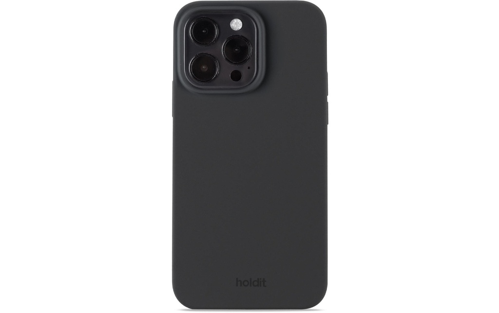 Holdit Coque arrière Silicone iPhone 14 Pro Max Noir
