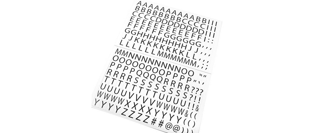 supermagnete Aimant Lettres A4, 12 caractères