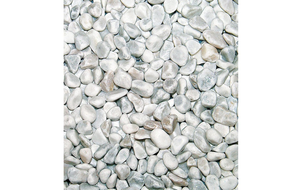 Ambiance Pierres décoratives Bianco Carrara, 1-3 cm, Gris