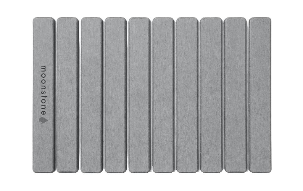 Moonstone Tapis de bain Melipa 60 x 36 cm, gris foncé