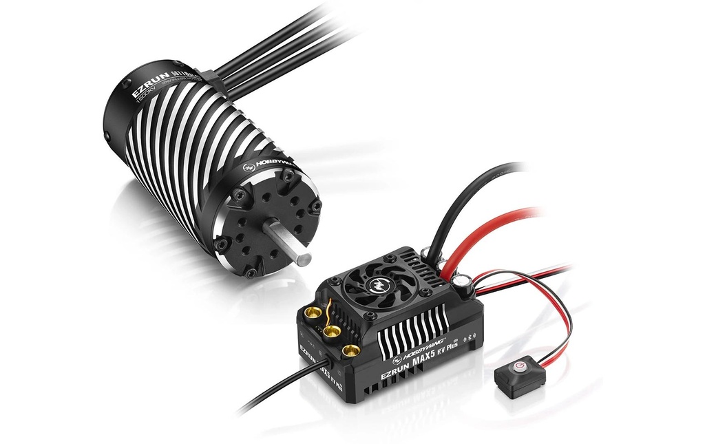 Hobbywing Kits d’entraînement sans brosse Ezrun MAX5 HV Plus G2 Combo 1600kV