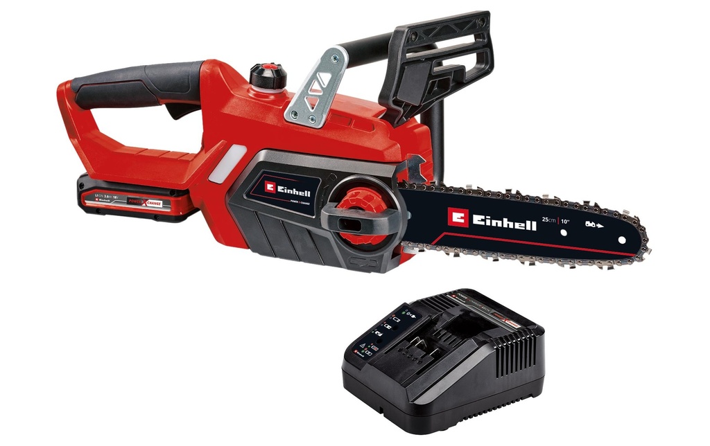 Einhell Tronçonneuse sans fil GE-LC 18 Li Kit