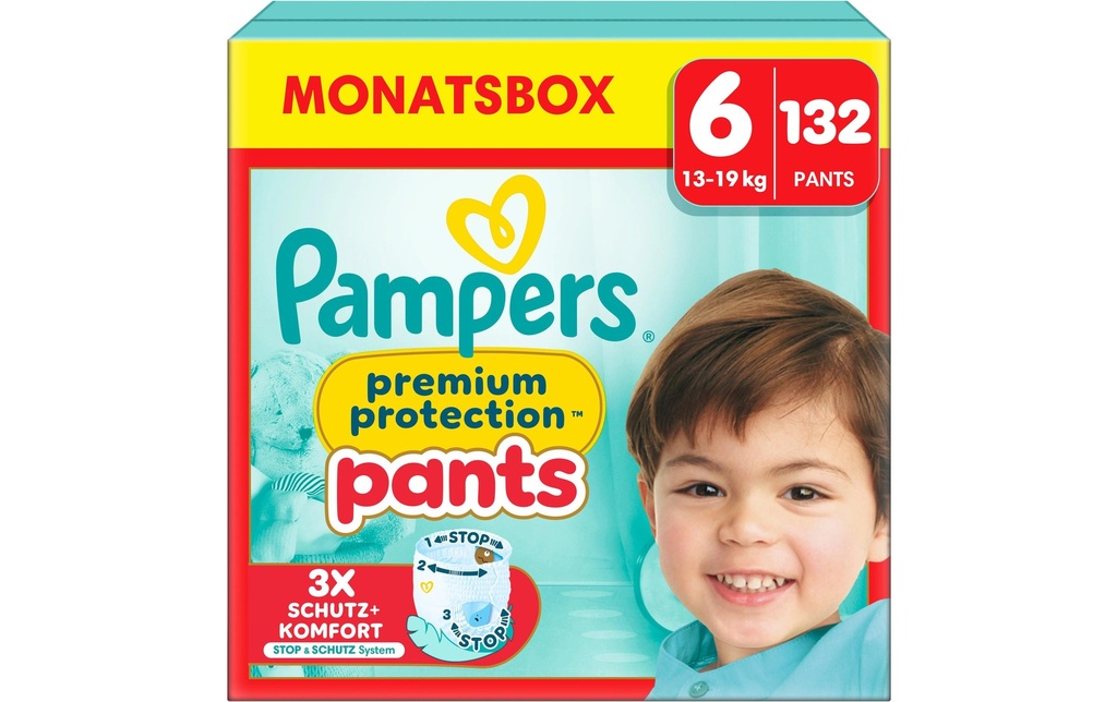 Pampers Couches Premium Protection Pants Extra Large taille 6