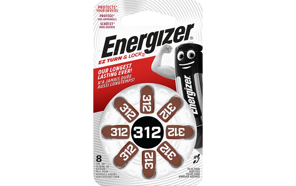 Energizer Pile pour Appareils auditif 312 , 8 Pièce/s