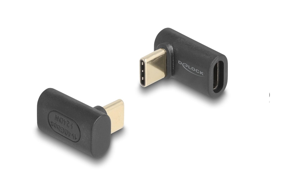 Delock Adaptateur USB 8K 60 Hz, PD3.1, Prise USB C - Connecteur USB C