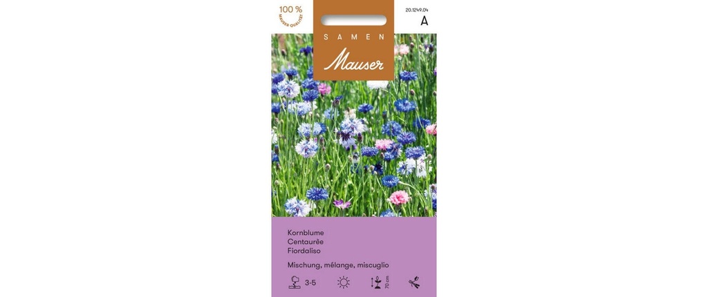 Samen Mauser Semence Mélange de bleuets