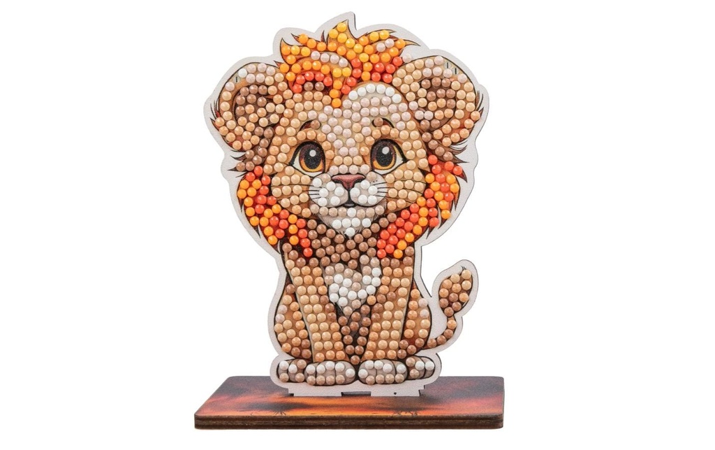 CRAFT Buddy Kits de bricolage Lion Crystal Art Wildlife Buddies