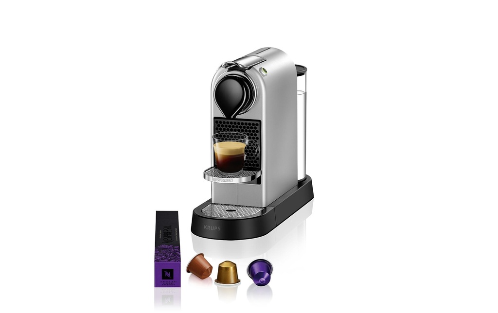 Krups Machine à café Nespresso CitiZ XN741B Argenté