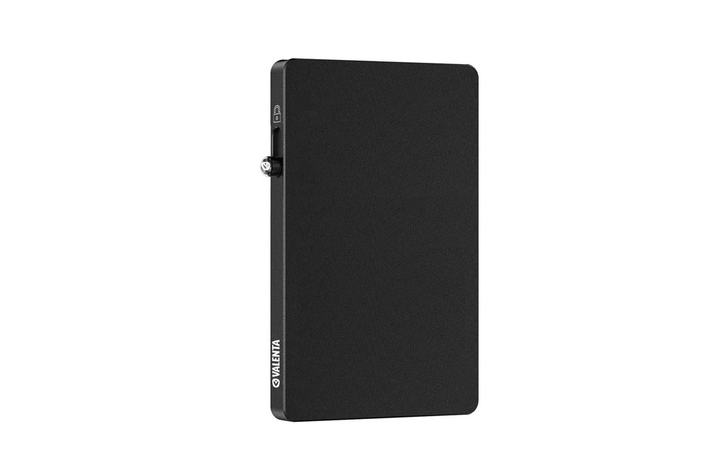 Valenta CardCase Aluminium MagSafe, Noir