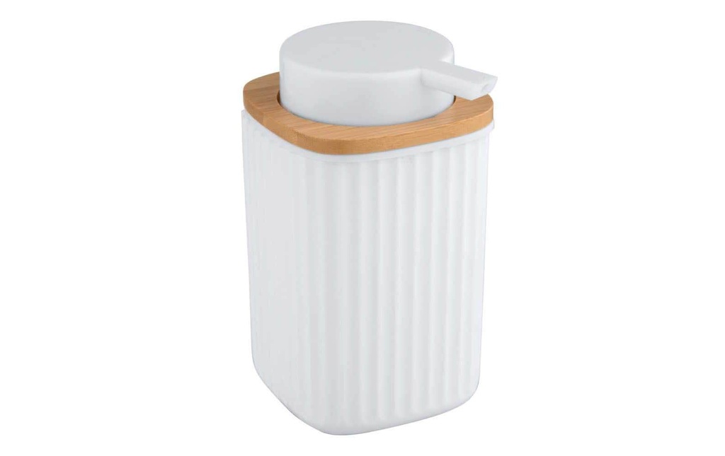 Wenko Distributeur de savon Rotello 250 ml, Blanc