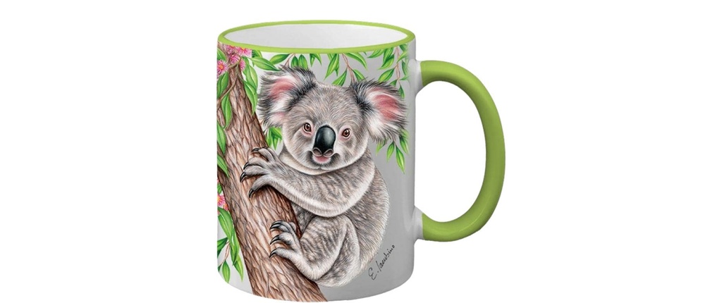 creanorm Tasse Wild Koala 330 ml, 1 Pièce/s, Vert clair
