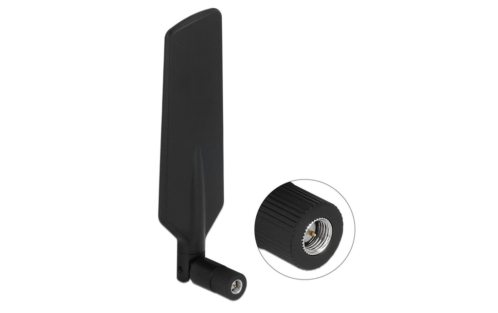 Delock Antenne 5G/LTE Outdoor, 0.7-4.9Ghz, SMA SMA 3 dBi Rayonnement omni directionnel