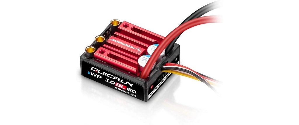 Hobbywing Régulateur Brushless QuicRun WP10BL80 G2 80 A BEC 5 A