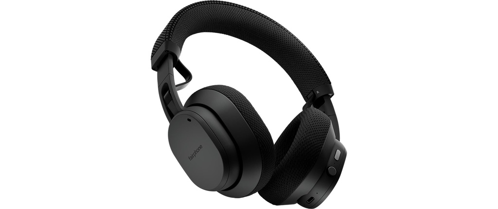 Fairphone Casques supra-auriculaires Wireless Fairbuds XL Noir