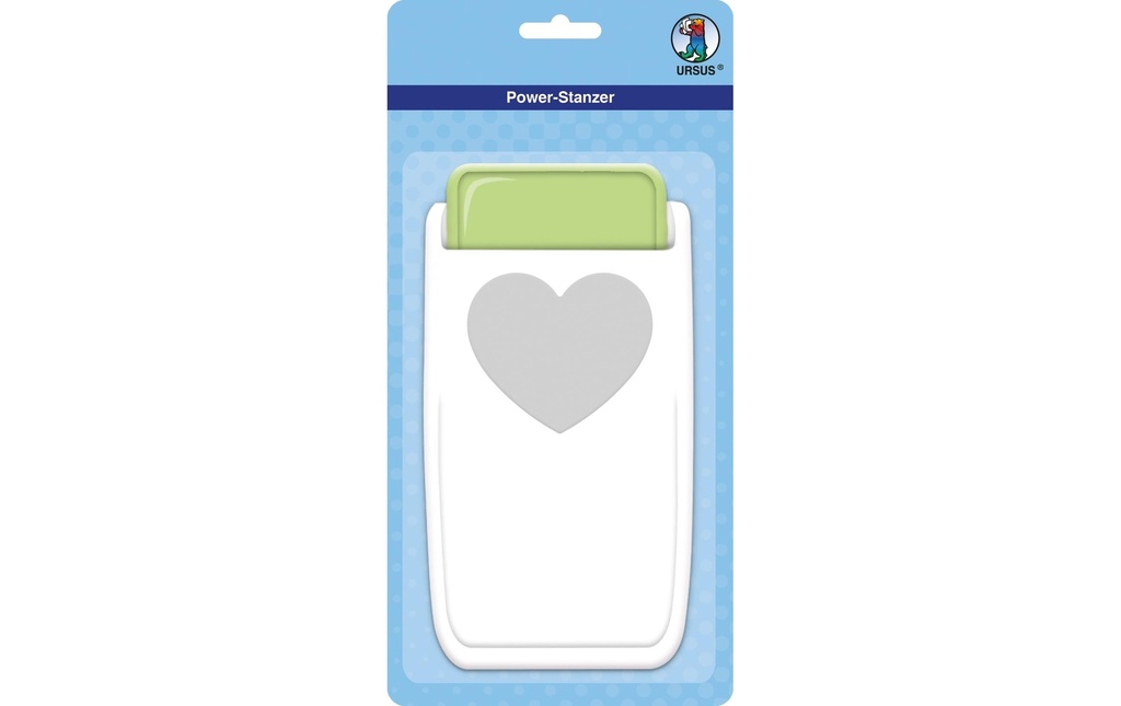 URSUS Perforatrice à motif Power XL cœur, 6.35 cm