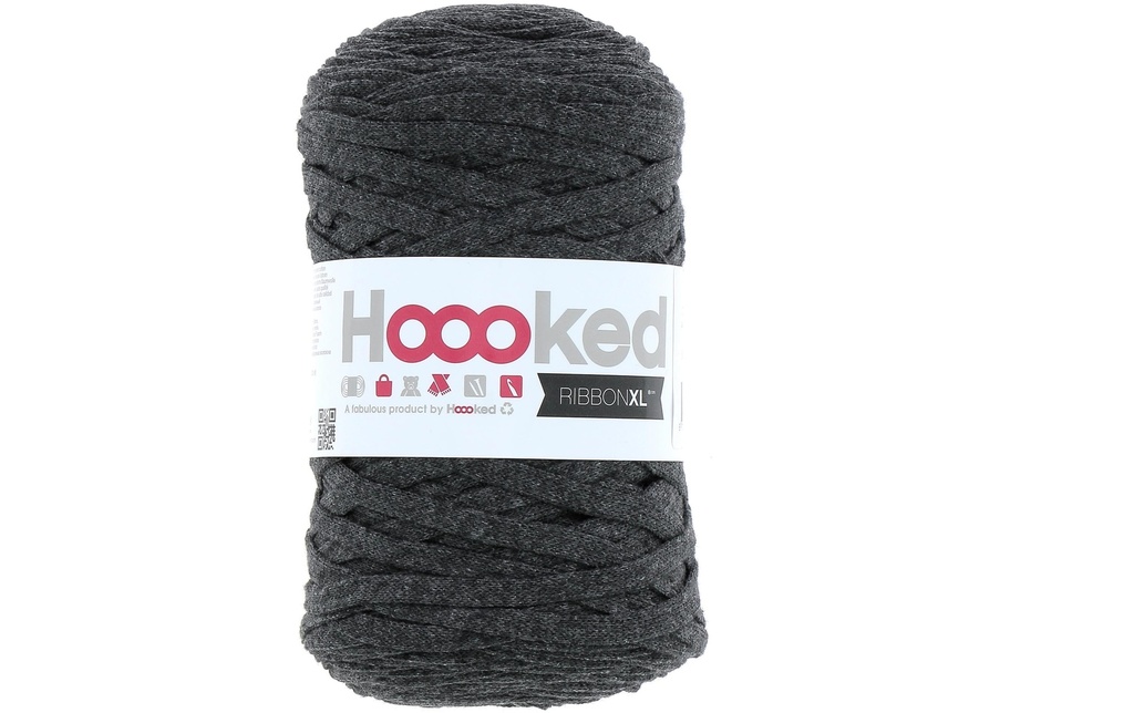 Hoooked Laine Ruban XL 250 g, Anthracite