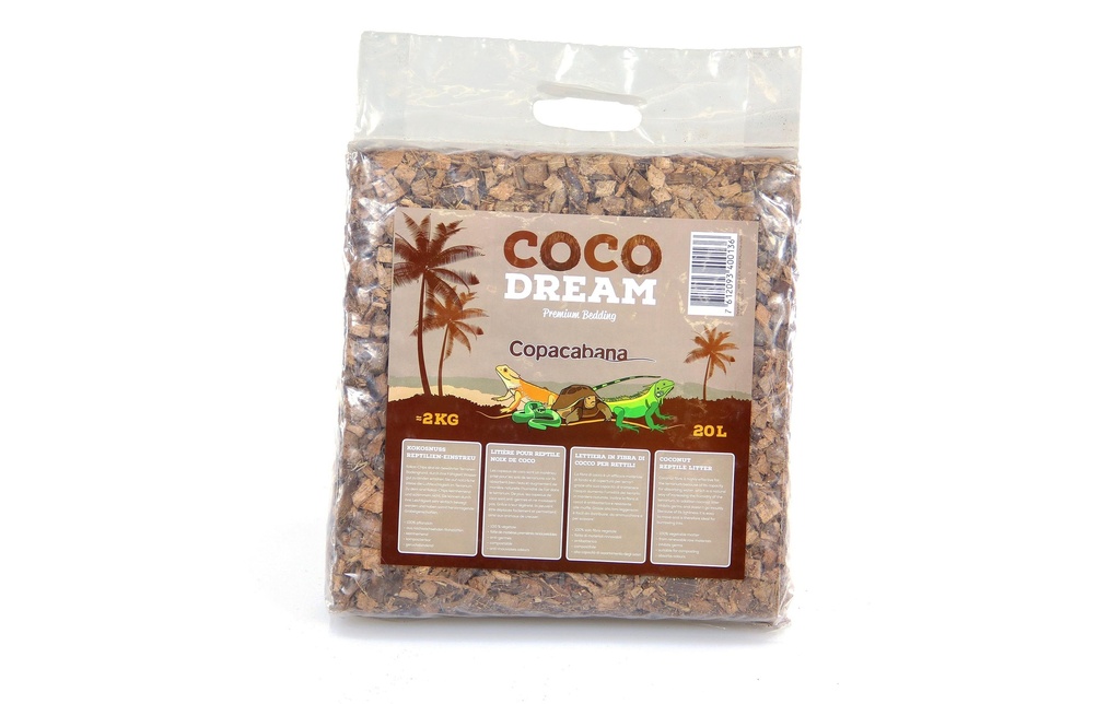 Copacabana Litière Cocodream Premium Bedding, 20 l
