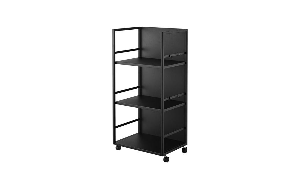 Yamazaki Chariot de rangement Tower à 3 niveaux 42 x 84.5 cm Noir