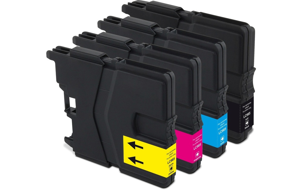 Generic Ink Encre Brother LC985 Multipack Magenta/Yellow/noir/Cyan