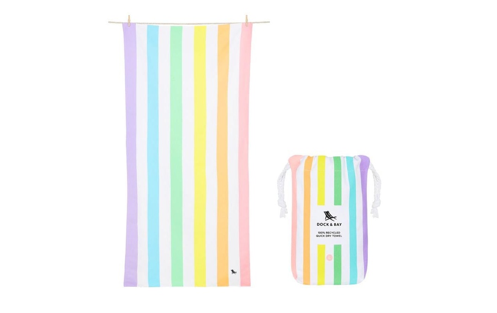 Dock & Bay Serviette de plage Cabana L, Unicorn Waves