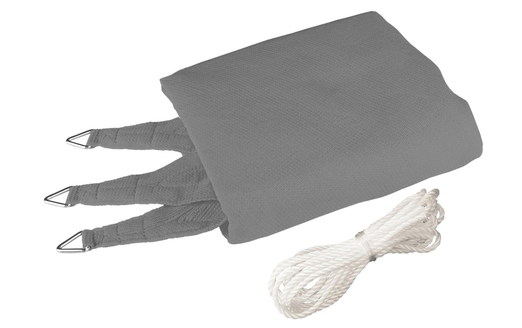 Windhager Voile d’ombrage 400 cm, triangle, gris