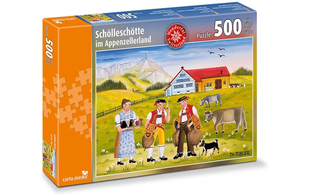 Carta.Media Puzzle Schölleschötte dans le pays d'Appenzell