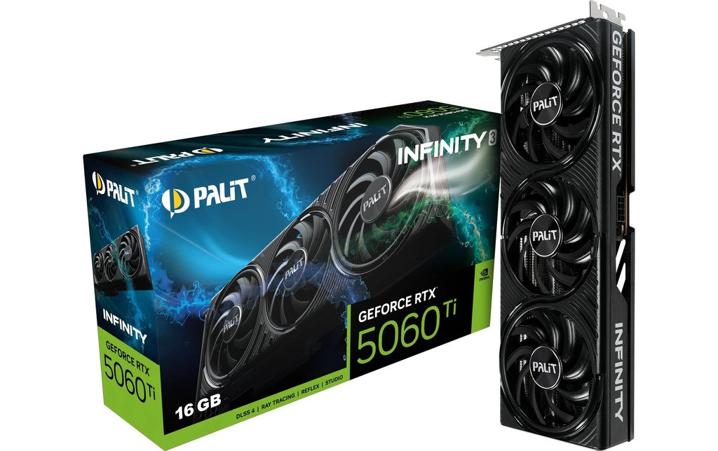 Palit Carte graphique GeForce RTX 5060 Ti Infinity 3 16 GB