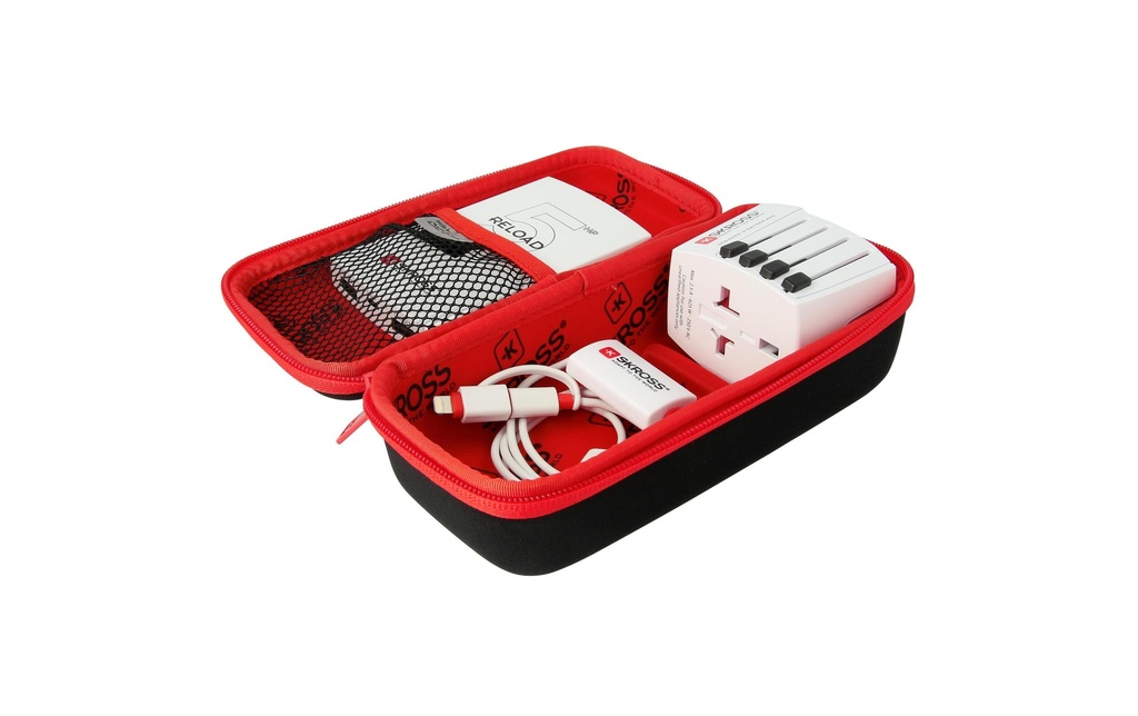 SKROSS Power Case Noir Rouge