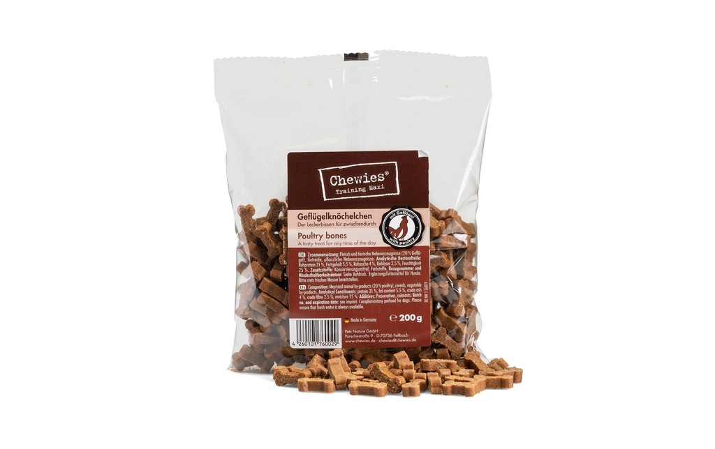 Chewies Friandise Training Maxi Os de volaille, 200 g