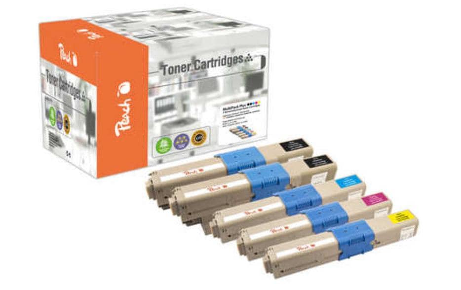 Peach Kits de toner OKI 44469704-6 / 44469803 2x BK, 1x C, M, Y