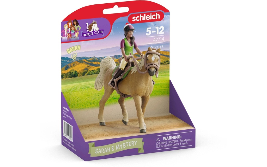 Schleich Ensemble de pions Horse Club Sarah & Mystery