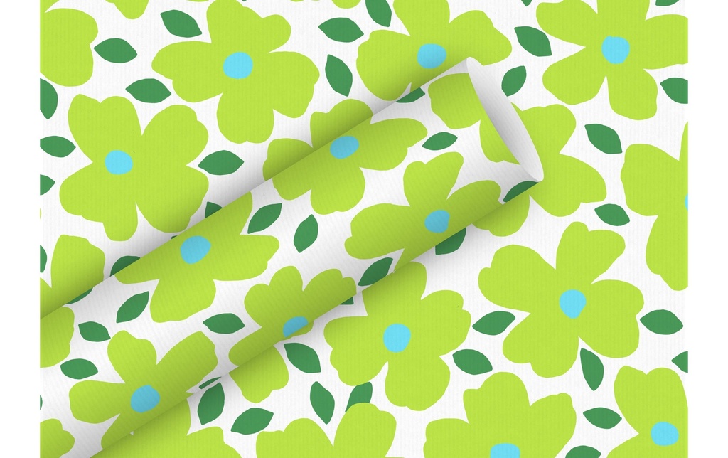BRAUN + COMPANY Papier cadeau Poppy Pop fresh (2 pces)
