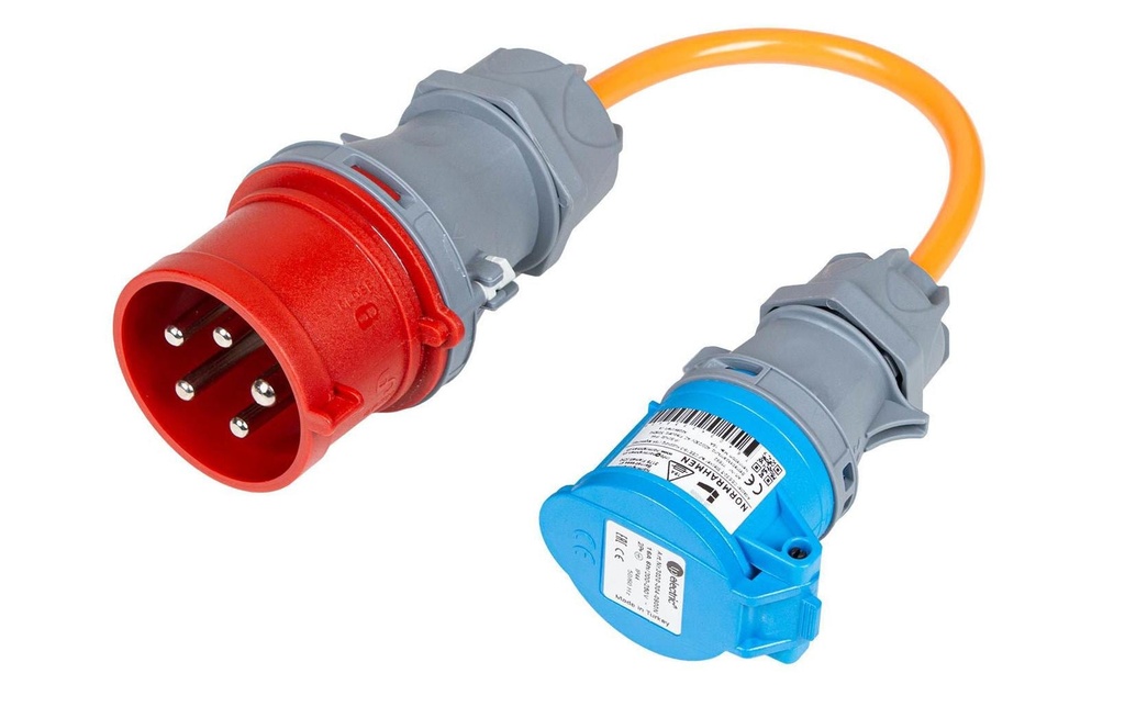 Normrahmen Câble adaptateur CEE16/3 - CEE32/5