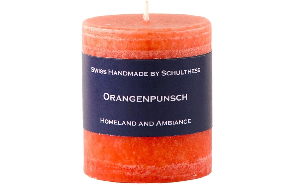 Schulthess Kerzen Bougie parfumée Punch à l'orange 7 x 8 cm