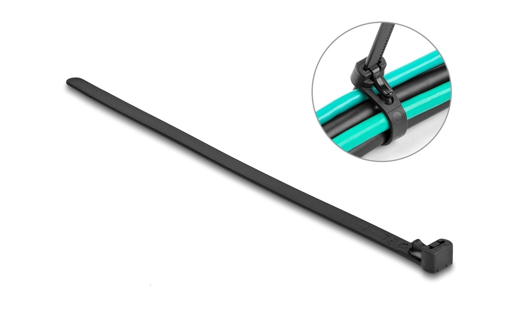 Delock Serre-câble résistant à la chaleur 150 mm x 7.5 mm, 100 pièces