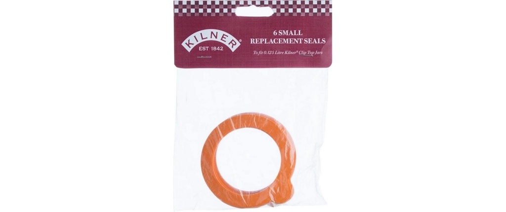 Kilner Anneaux en caoutchouc, 6 pièces 125 ml, 6 Pièce/s