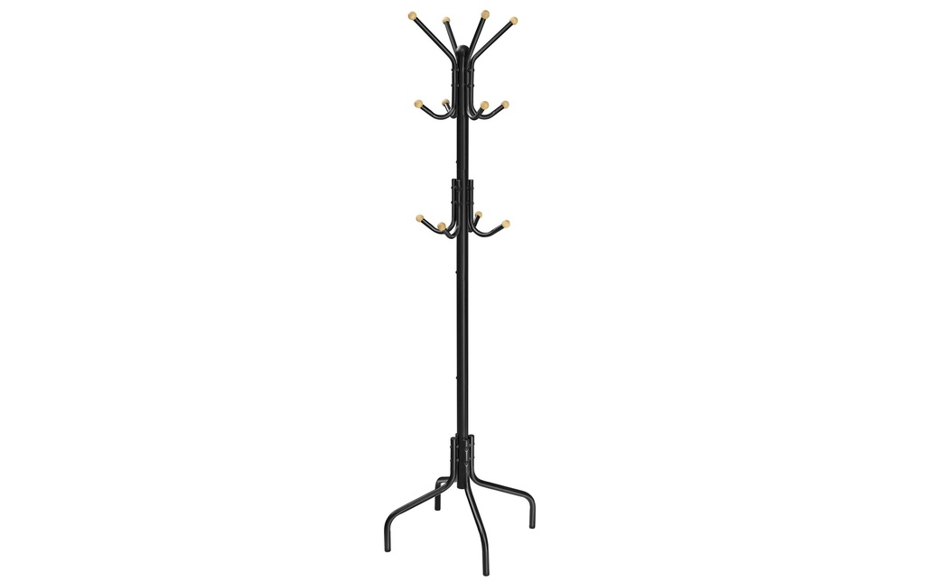Songmics Porte-manteau 180 cm, Noir