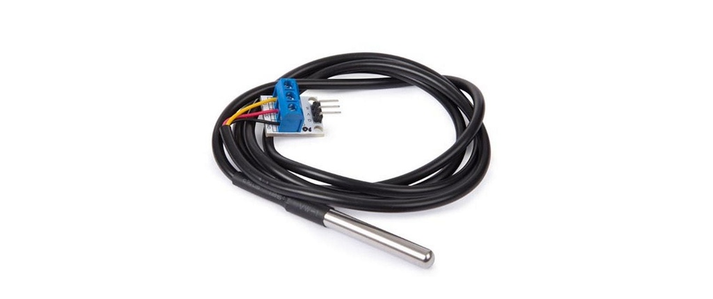 Whadda Capteur de température DS18B20 Avec adaptateur