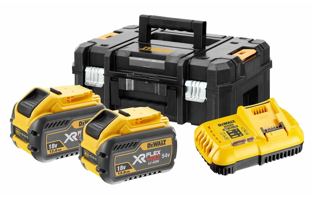 DEWALT Kit de démarrage chargeur XR et 2x batterie 54 V 12 Ah