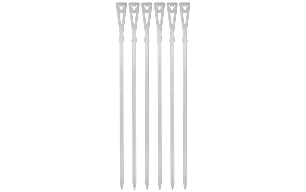 Fennek Grill Broche rôtissoire Set long, 6 Pièce/s