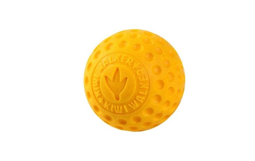 KIWI WALKER Jouet pour chien Balle orange, M, Ø 8 cm