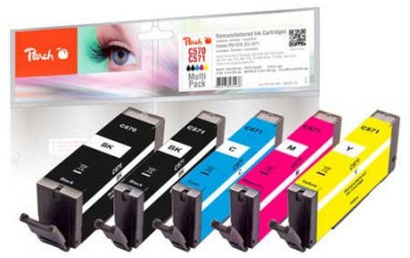 Peach Kits d’encre Canon PGI-570/CLI-571