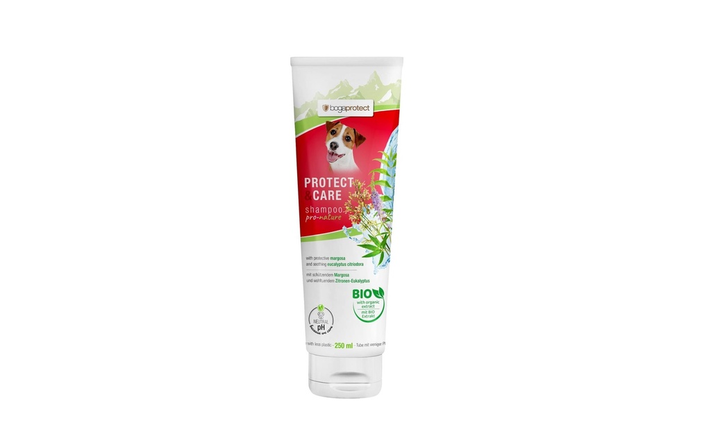 bogar Shampooing antiparasitaire Protect + Care chien, 250 ml
