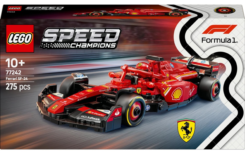 LEGO® Speed Champions Voiture de course Ferrari SF-24 F1 77242