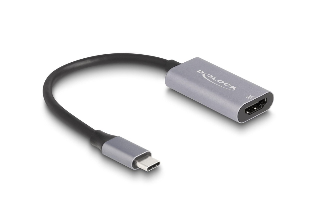 Delock Adaptateur USB-C-HDMI Passif, 8K/30Hz, noir