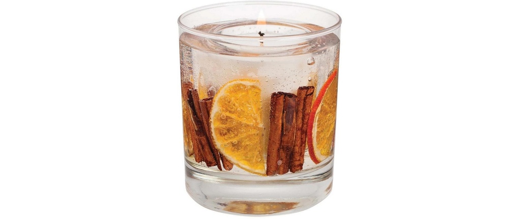 Stoneglow Bougie de Noël  Festive Wishes Transparent