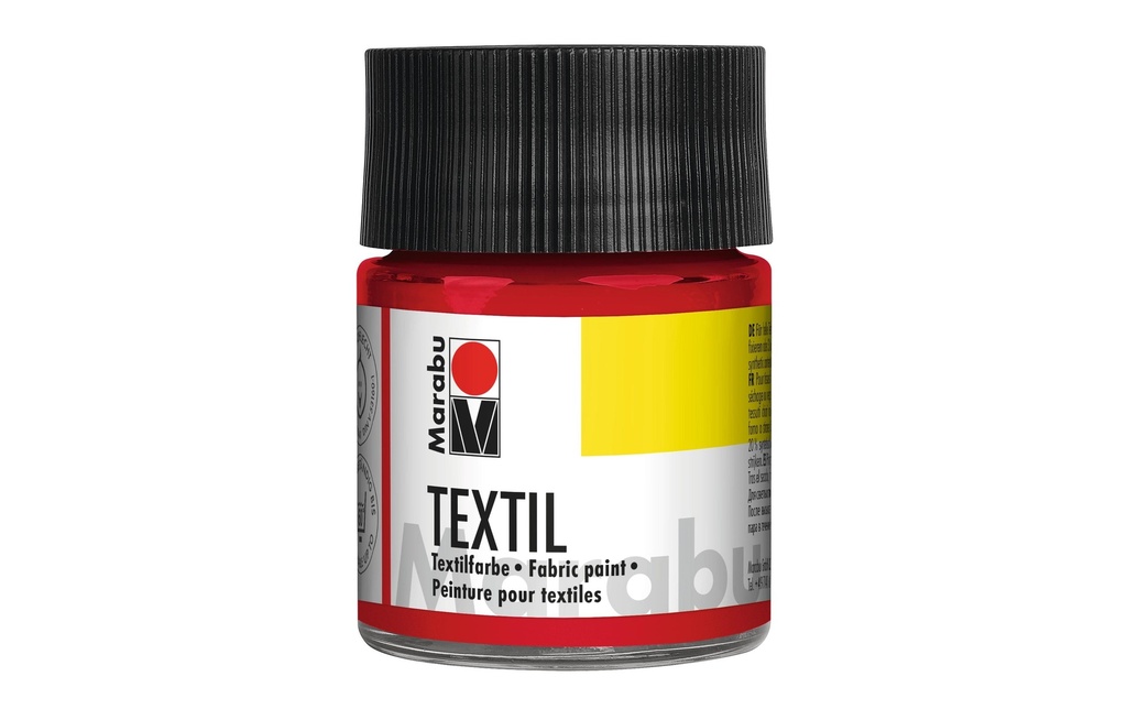 Marabu Peinture pour textile 50 ml, Rouge cerise