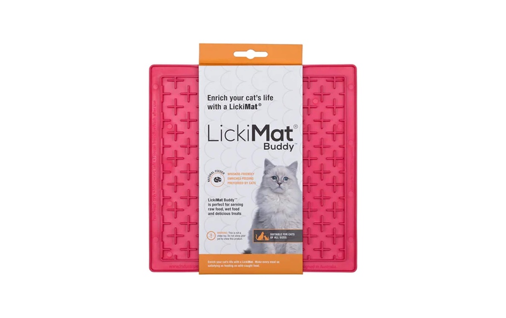 LickiMat Buddy 20 x 20 cm, rose
