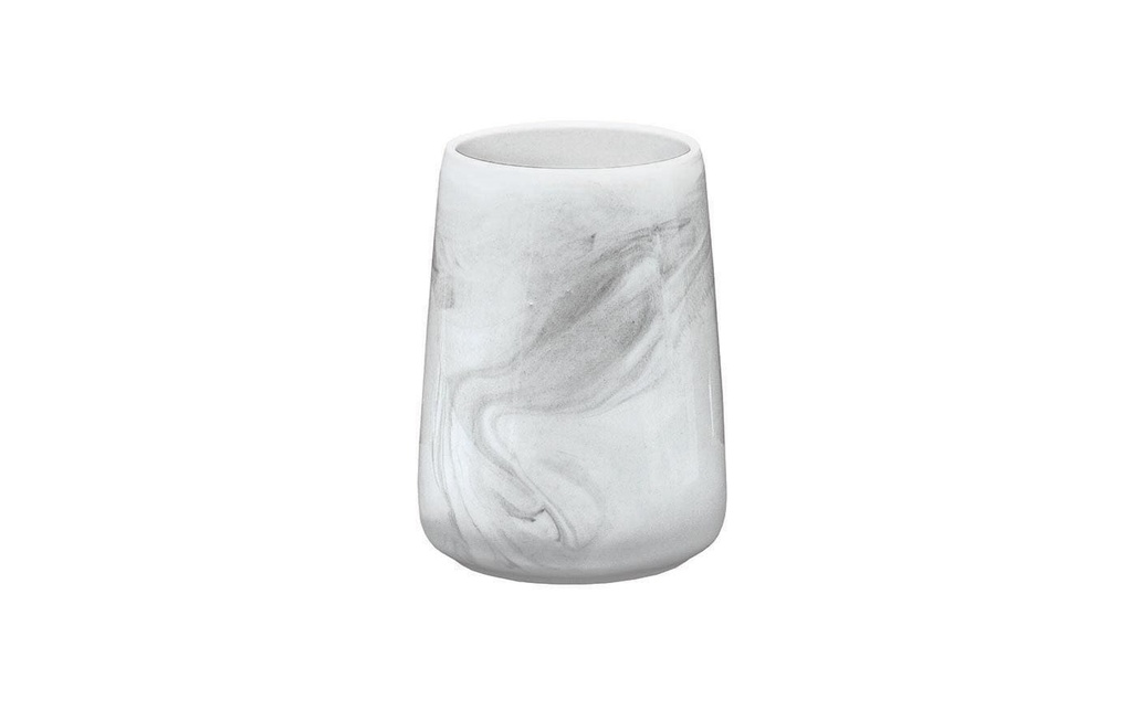 Kleine Wolke Gobelet pour le brossage de dents Marbre Marbre gris