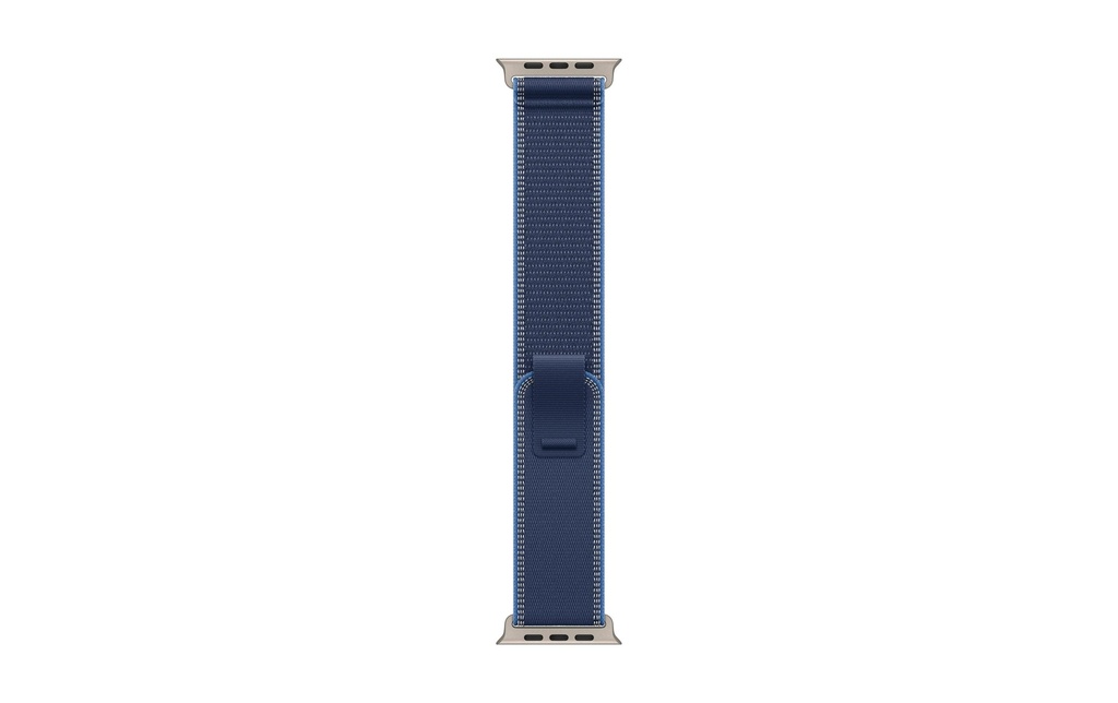 Apple Trail Loop 49 mm Blue/Bright Blue S/M Natural Titanium